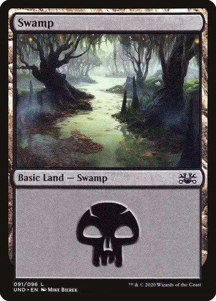 Swamp, Magic card UND 91 — Unsanctioned set