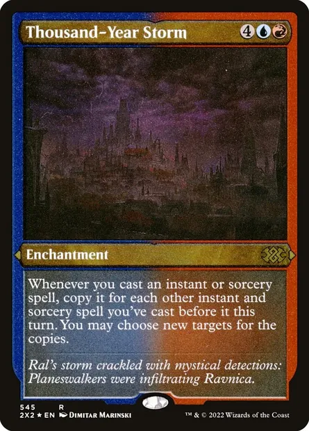 Thousand-Year Storm, Magic card 2X2 545 — Double Masters 2022 set