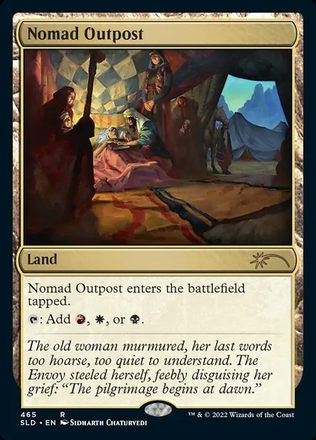 Avant-poste nomade, carte Magic SLD 465 — extension Secret Lair Drop