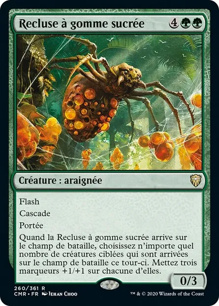 Recluse à gomme sucrée, carte Magic CMR 260 — extension Commander Legends
