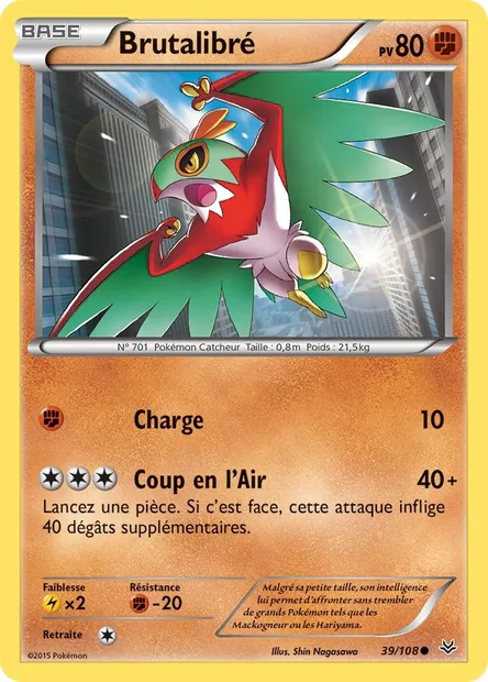 Brutalibré, carte Pokémon ROS 39 — extension Ciel Rugissant
