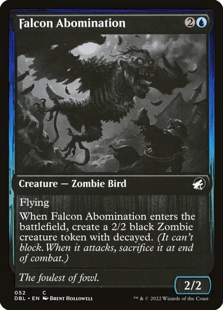 Abomination rapace, carte Magic DBL 52 — extension Innistrad : Double Programme