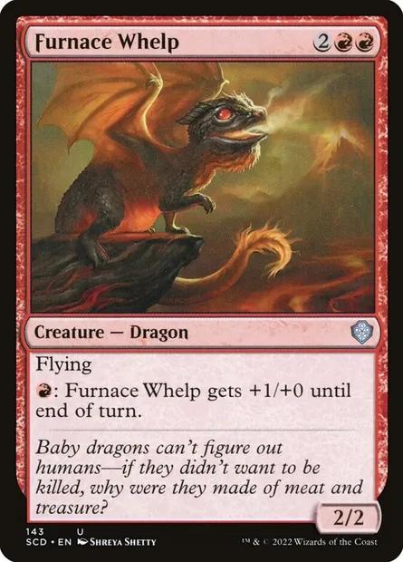 Furnace Whelp, Magic card SCD 143 — Starter Commander Decks set