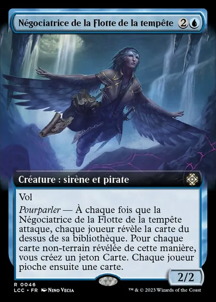 Négociatrice de la Flotte de la tempête, carte Magic LCC 46 — extension The Lost Caverns of Ixalan Commander