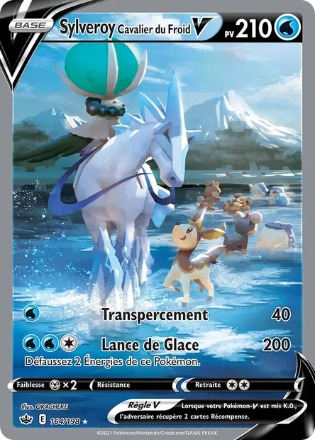 Sylveroy Cavalier du Froid V, carte Pokémon CRE 164 — extension Règne de Glace