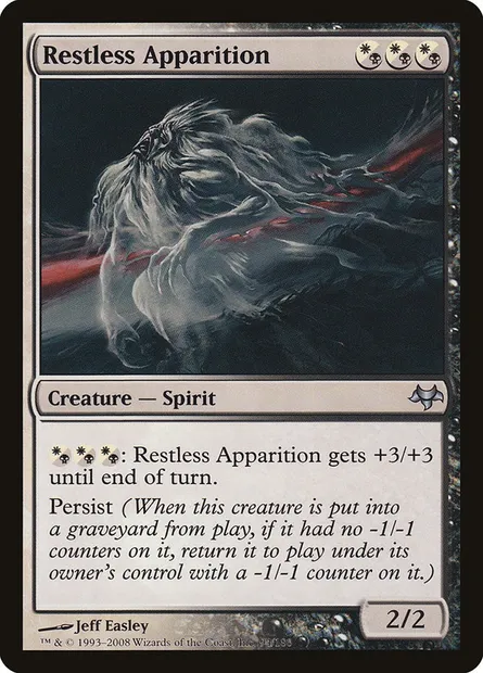 Restless Apparition, Magic card EVE 94 — Eventide set