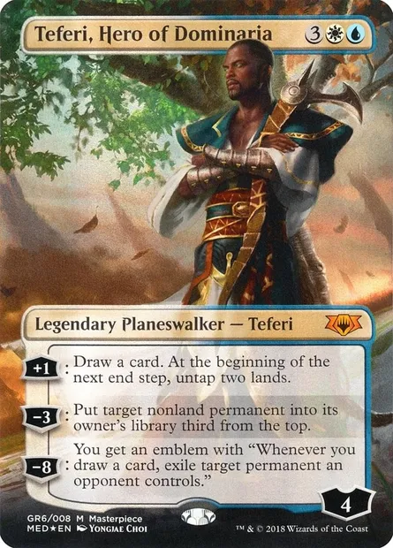 Teferi, Hero of Dominaria, Magic card MED GR6 — Mythic Edition set