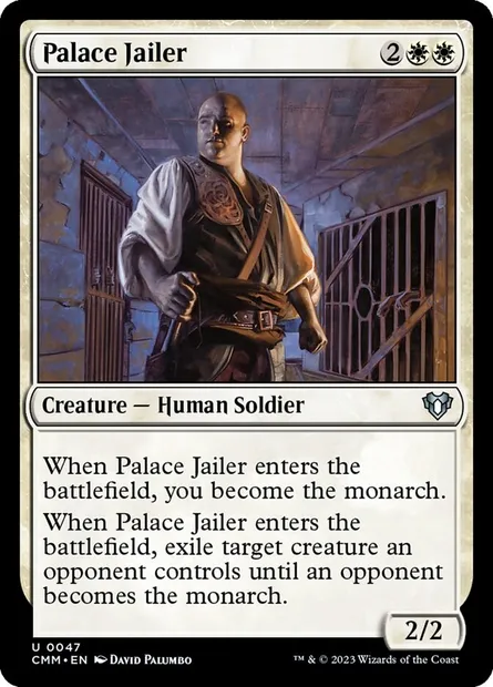 Palace Jailer, Magic card CMM 47 — Commander Masters set