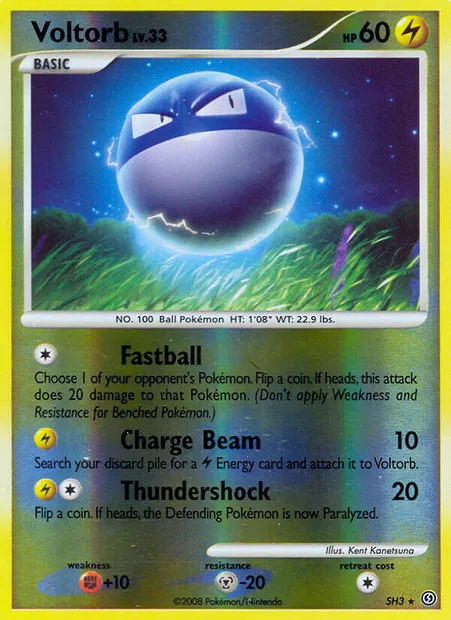 Voltorb, Pokémon card SF SH3 — Stormfront set