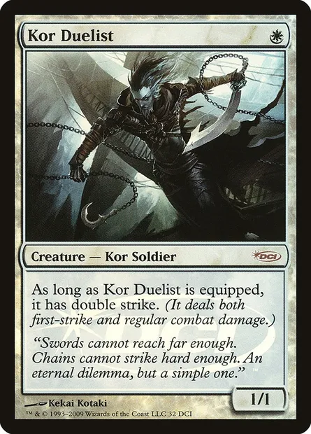 Kor Duelist, Magic card DCI 32 — DCI Promos set