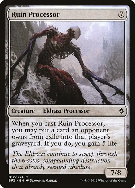 Ruin Processor, Magic card BFZ 12 — Battle for Zendikar set