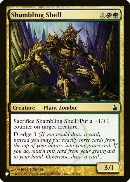 Shambling Shell, Magic card PLST RAV-230 — The List set