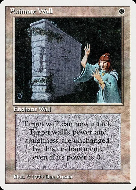 Animate Wall, Magic card SUM 1 — Summer Magic / Edgar set