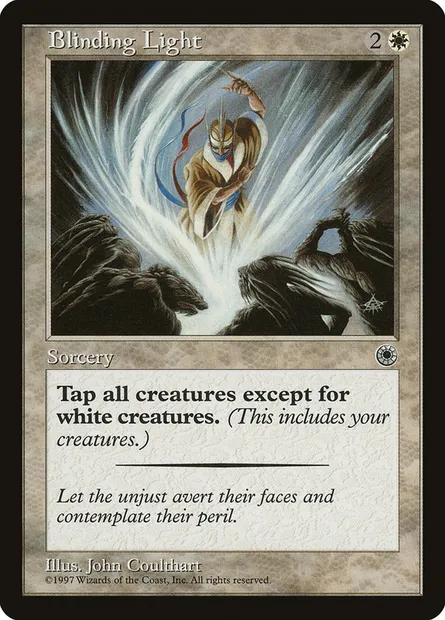 Blinding Light, Magic card POR 8 — Portal set