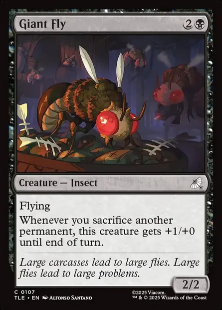 Giant Fly, Magic card TLE 107 — Avatar: The Last Airbender Eternal set