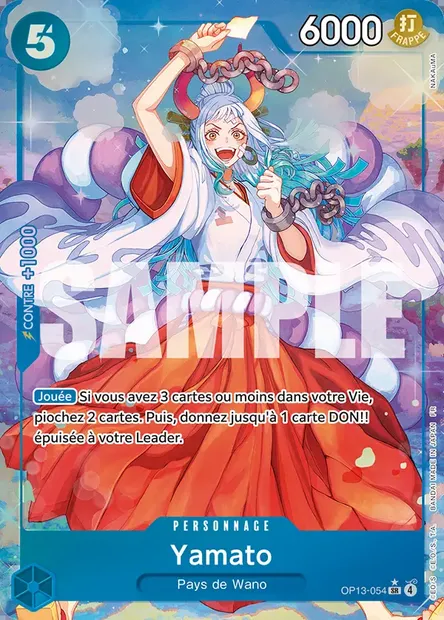 Yamato, carte One Piece OP13-054 — extension SUCCESSEURS