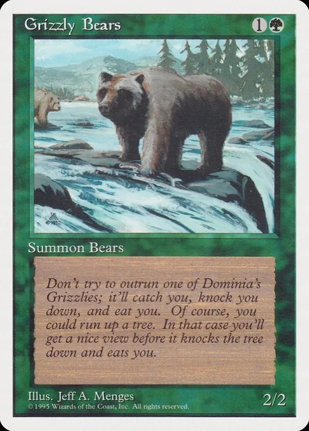 Grizzly Bears, Magic card RQS 41 — Rivals Quick Start Set set