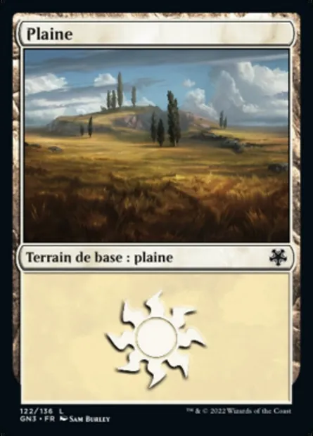 Plaine, carte Magic GN3 122 — extension Game Night: Free-for-All