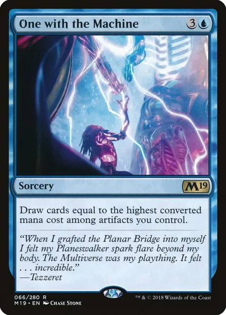 One with the Machine, Magic card M19 66 — Core Set 2019 set