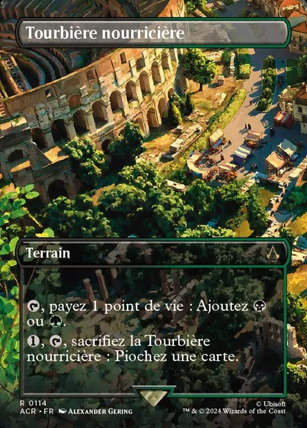 Tourbière nourricière, carte Magic ACR 114 — extension Assassin's Creed