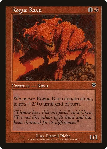 Kavru solitaire, carte Magic INV 160 — extension Invasion