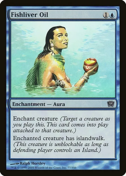 Fishliver Oil, Magic card 9ED 77★ — Ninth Edition set