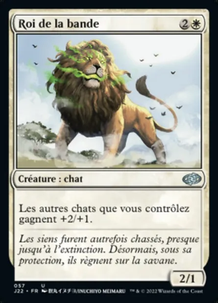 Roi de la bande, carte Magic J22 57 — extension Jumpstart 2022