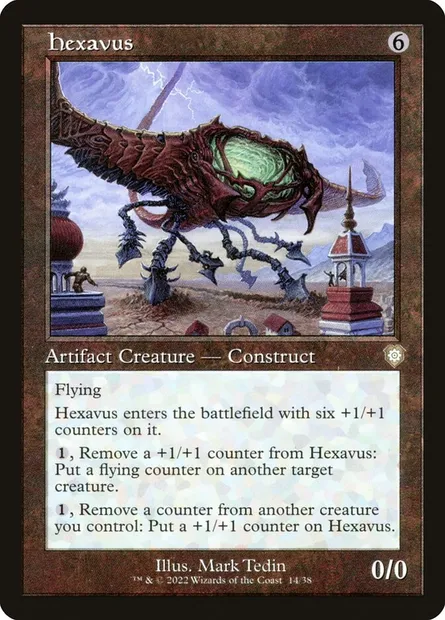 Hexavus, carte Magic BRC 14 — extension The Brothers' War Commander
