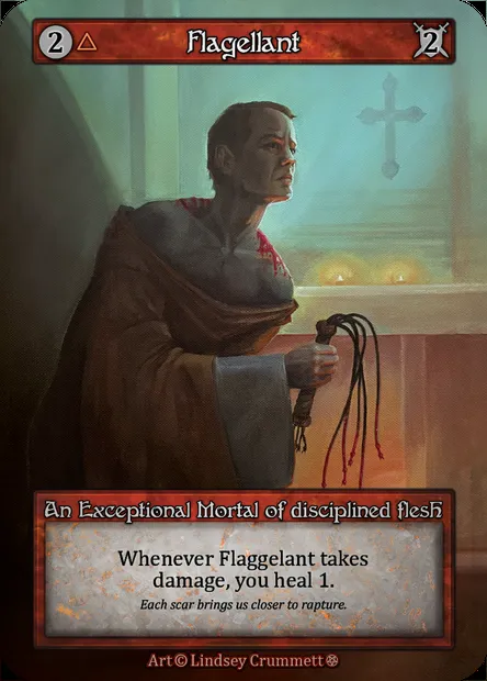 Flagellant, carte Sorcery GOT 070 — extension Gothic