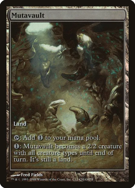 Mutavault, Magic card PCMP 12 — Champs and States set