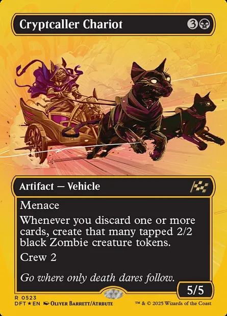 Cryptcaller Chariot, Magic card DFT 523 — Aetherdrift set