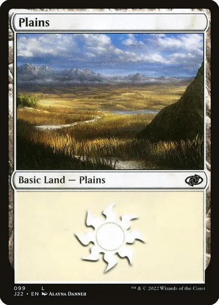 Plains, Magic card J22 99 — Jumpstart 2022 set