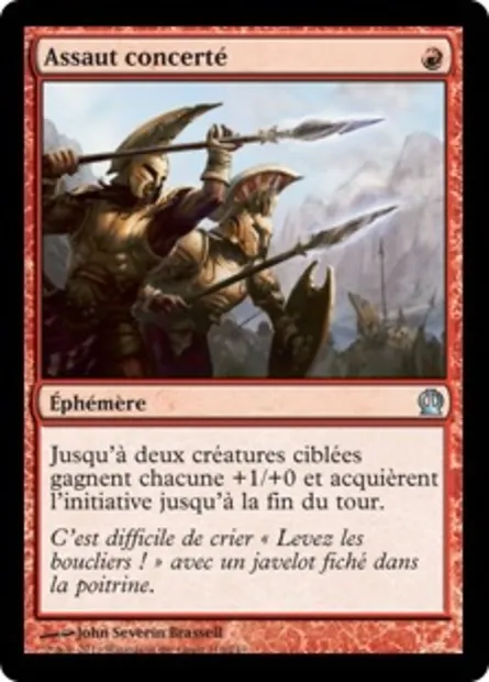 Assaut concerté, carte Magic THS 116 — extension Theros