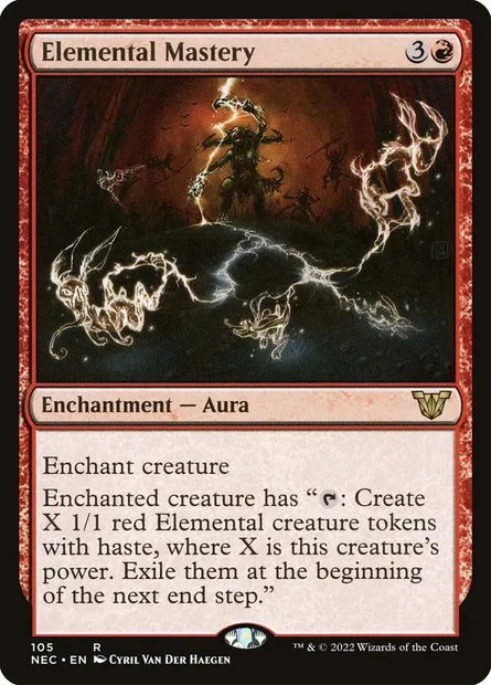 Elemental Mastery, Magic card NEC 105 — Neon Dynasty Commander set