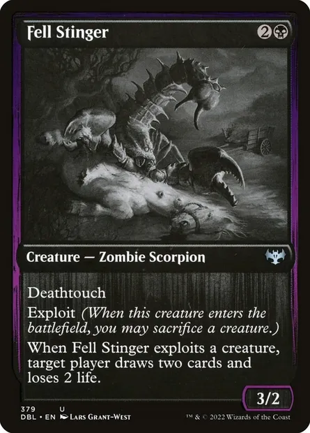 Piqueur sinistre, carte Magic DBL 379 — extension Innistrad : Double Programme