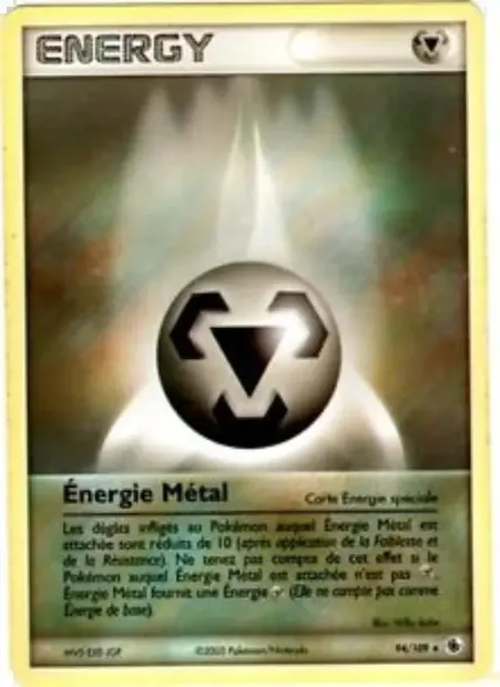 Énergie Métal, carte Pokémon RS 94 — extension EX Rubis & Saphir