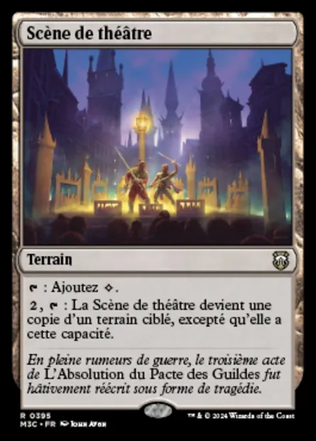 Scène de théâtre, carte Magic M3C 395 — extension Modern Horizons 3 Commander