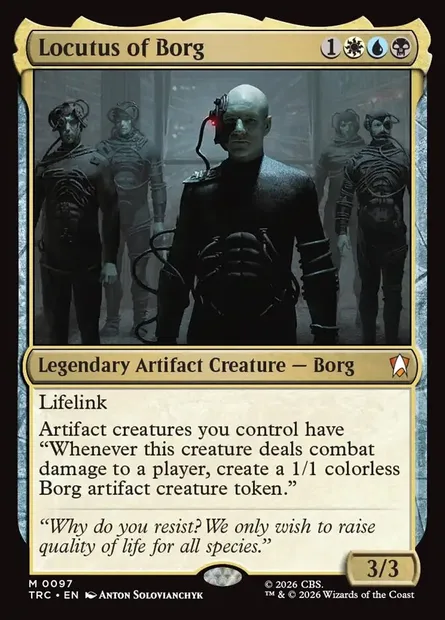 Locutus of Borg, Magic card TRC 97 — Star Trek Commander set