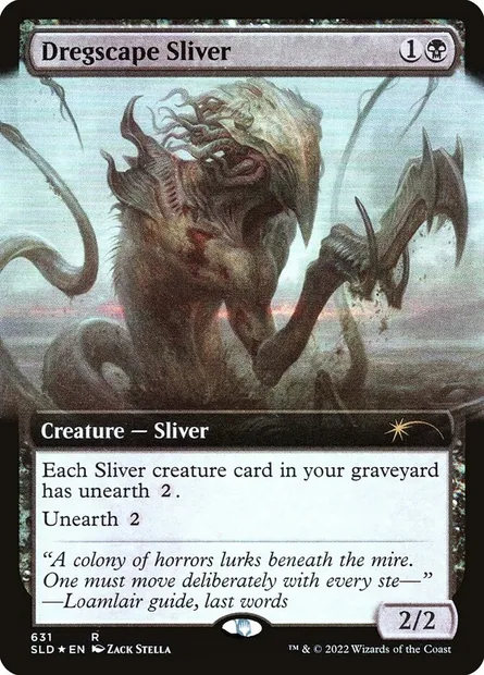Dregscape Sliver, Magic card SLD 631 — Secret Lair Drop set
