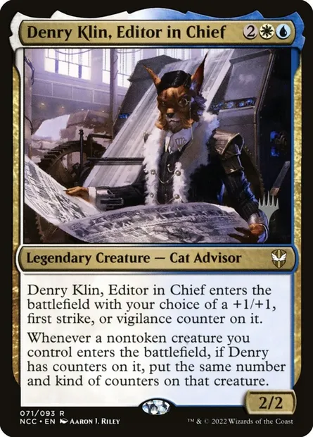 Denry Klin, Editor in Chief, Magic card PNCC 71p — New Capenna Commander Promos set