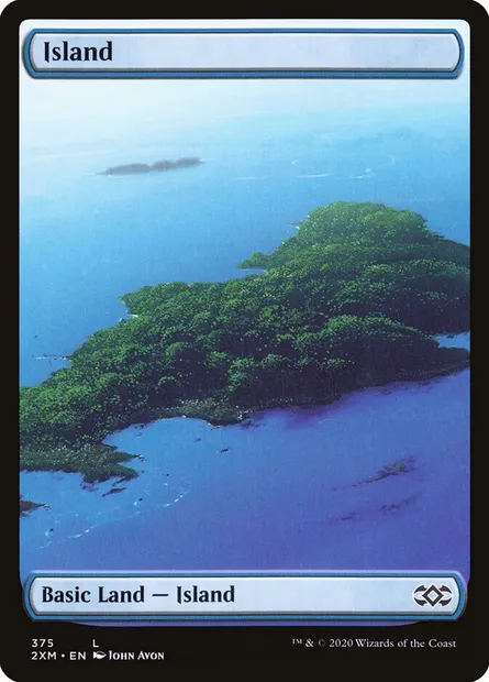 Île, carte Magic 2XM 375 — extension Double Masters