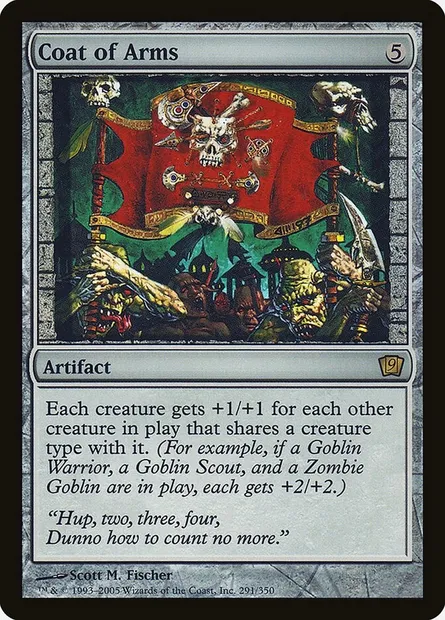 Blason, carte Magic 9ED 291★ — extension Neuvième Edition