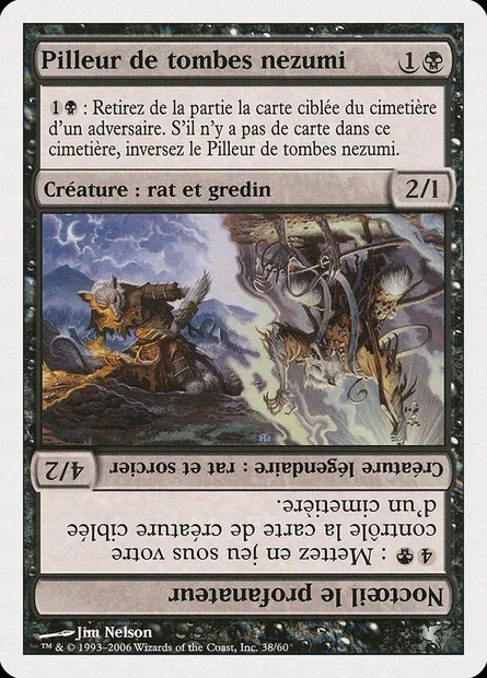 Nezumi Graverobber // Nighteyes the Desecrator, Magic card PSAL A38 — Salvat 2005 set