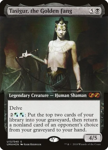 Tasigur, le Croc doré, carte Magic PUMA U13 — extension Ultimate Box Topper