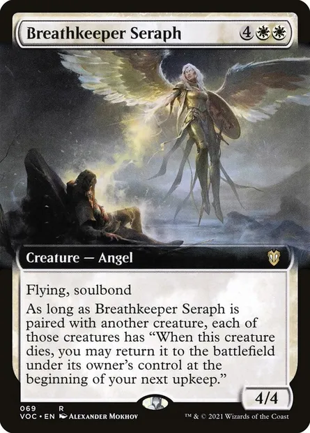 Breathkeeper Seraph, Magic card VOC 69 — Crimson Vow Commander set