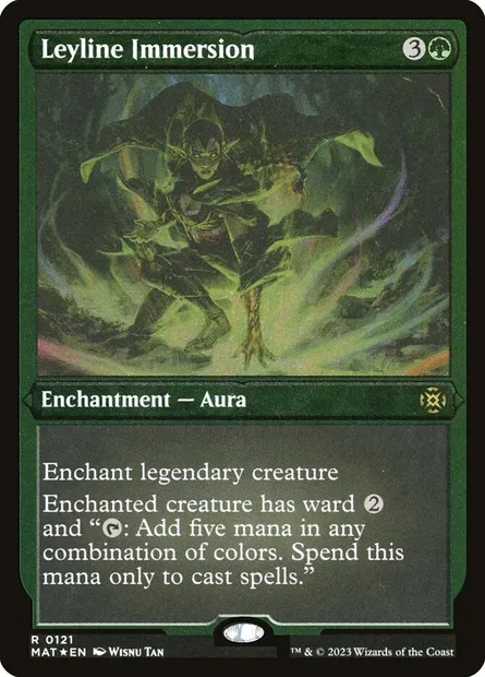 Leyline Immersion, Magic card MAT 121 — March of the Machine: The Aftermath set