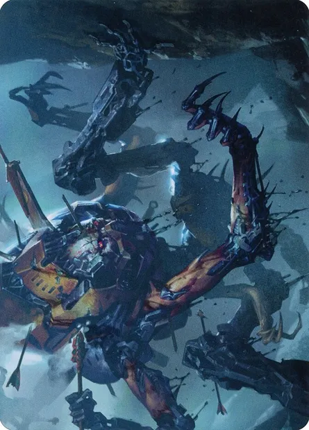 Scrapwork Rager // Scrapwork Rager, carte Magic ABRO 18 — extension The Brothers' War Art Series