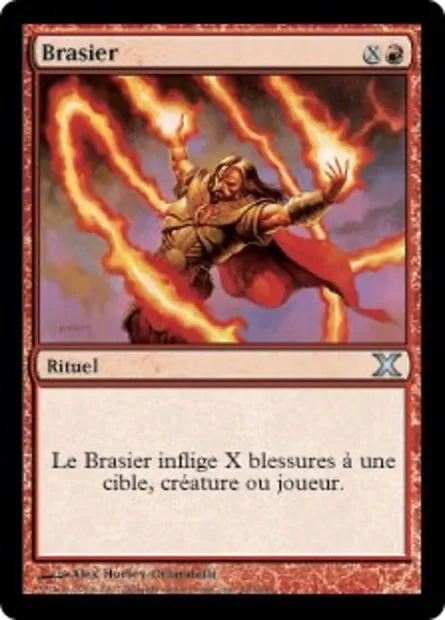 Brasier, carte Magic 10E 190 — extension Dixième édition