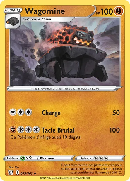 Wagomine, carte Pokémon BST 79 — extension Styles de combat
