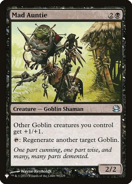 Mad Auntie, Magic card PLST MMA-90 — The List set